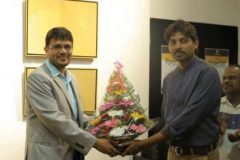 Dhiraj Hadole At Art Gate Gallery During chitradarshani Show