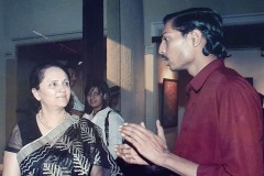 Dhiraj-Hadole-At-Tao-Art-gallery-With-Kalpana-Shash-